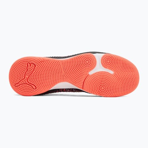Кросівки футбольні дитячі PUMA Future 8 Match IT + Mid puma black/ puma white/ glowing red