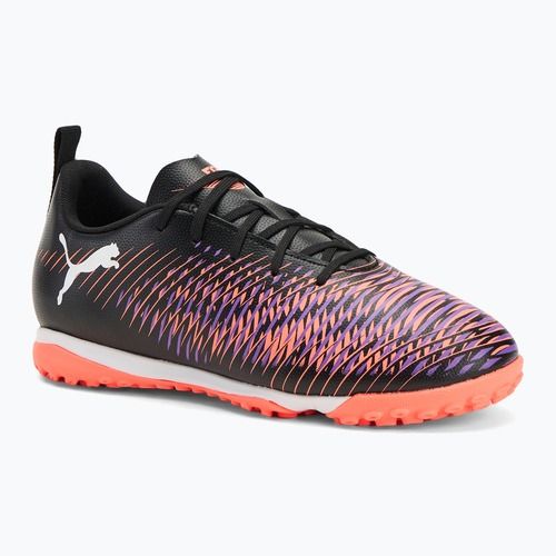 Кросівки футбольні дитячі PUMA Future 8 Play TT + Mid puma black/ puma white/ glowing red