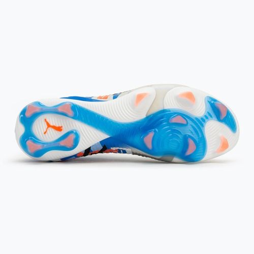 Кросівки футбольні чоловічі PUMA Future 8 Ultimate Forever FG white/ultra blue/feather gray/puma black/glowing red