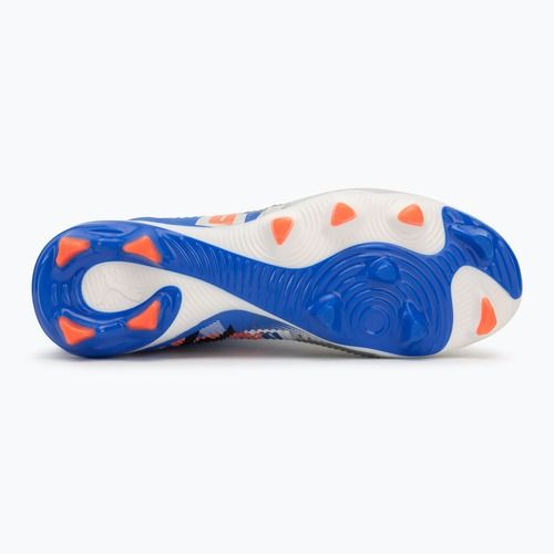 Кросівки футбольні чоловічі PUMA Future 8 Match Forever FG/AG white/ultra blue/feather gray/puma black/glowing red