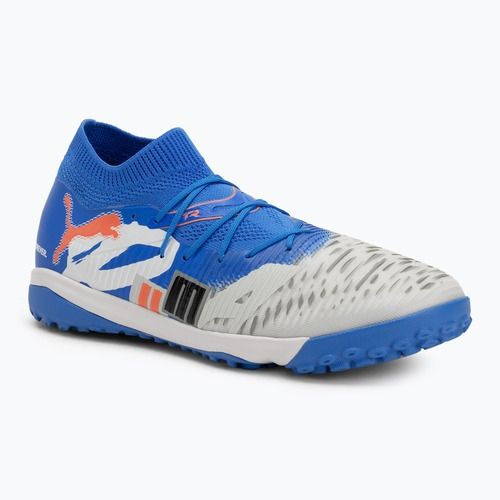 Кросівки футбольні чоловічі PUMA Future 8 Match Forever TT white/ultra blue/feather gray/puma black/glowing red
