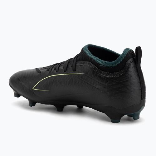 Кросівки футбольні дитячі PUMA Ultra 6 Match FG/AG Jr puma black/fizzy light/green terrain