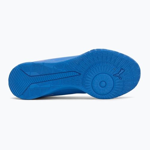 Кросівки футбольні дитячі PUMA Ultra 6 Play It Jr ultra blue/puma white/glowing red