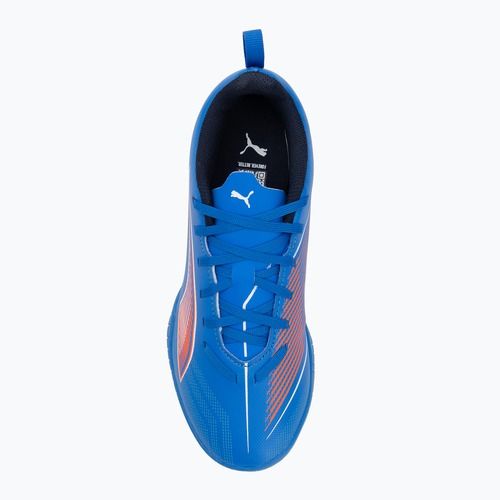 Кросівки футбольні дитячі PUMA Ultra 6 Play TT Jr ultra blue/puma white/glowing red