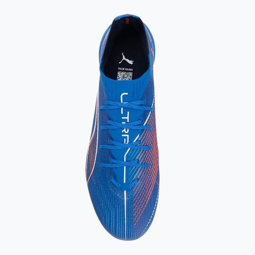 Кросівки футбольні чоловічі PUMA Ultra 6 Ultimate FG ultra blue/puma white/glowing red
