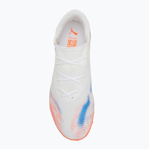 Жіночі футбольні бутси PUMA Future 8 Match Low TT пума біла/пума чорна/червоний, що світиться