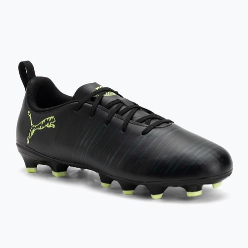 Кросівки футбольні дитячі PUMA Future 8 Play FG/AG Jr puma black/fizzy light/green terrain