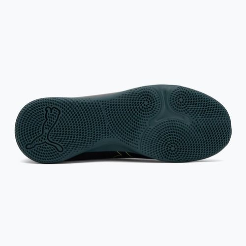 Кросівки футбольні дитячі PUMA Future 8 Play It Jr puma black/fizzy light/green terrain