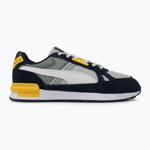 Кросівки чоловічі PUMA Graviton Pro feather gray/puma white/new navy/green moon