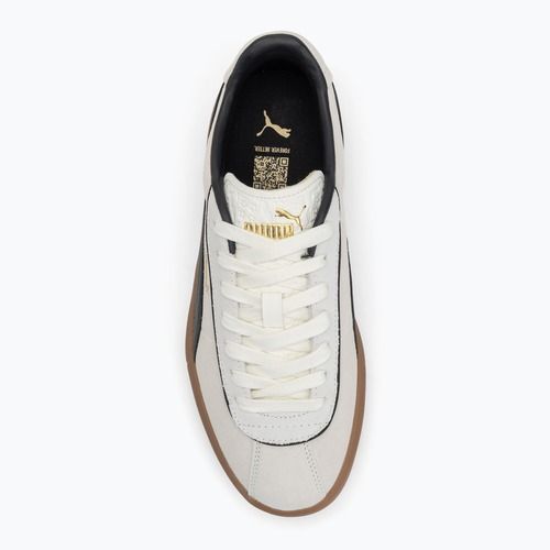 Кросівки жіночі PUMA Club Klassika Suede warm white/puma black/puma gold