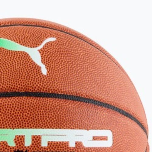Баскетбольні кросівки PUMA teamJAWS Court Pro шкіряні коричневі / темна тінь розмір 7