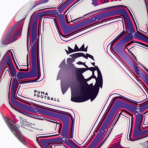 PUMA Orbita Play PL Brilliance футбольна пума біла/багатобарвна, розмір 3