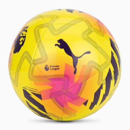 М'яч футбольний PUMA Orbita Cup PL Lights fluo yellow/multicolor розмір 5