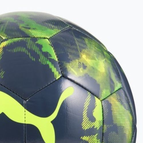 PUMA Cup Football Graphic жовтий сигнал тривоги/зелені відблиски/галактичний сірий розмір 5