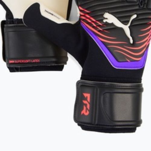 Рукавиці воротарські PUMA Future Pro Hybrid puma black/glowing red/purple glimmer