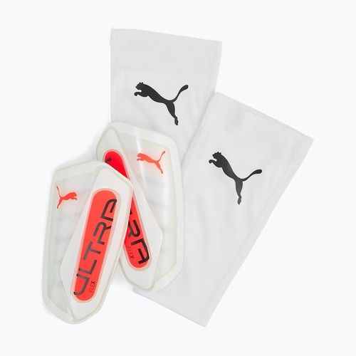 Захист на гомілки PUMA Ultra Flex Sleeve puma white/glowing red