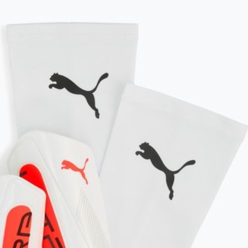 Захист на гомілки PUMA Ultra Light Sleeve puma white/glowing red