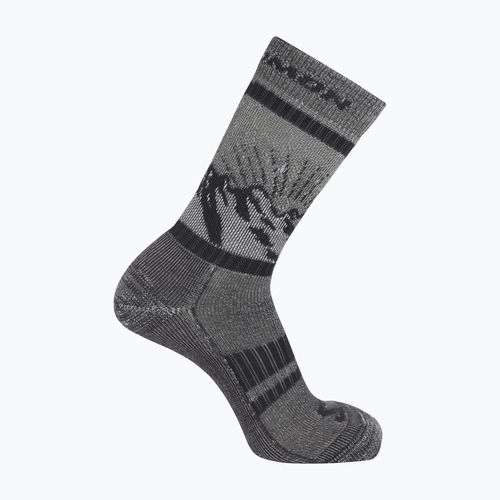 Шкарпетки Salomon Retro Wool black/asphalt