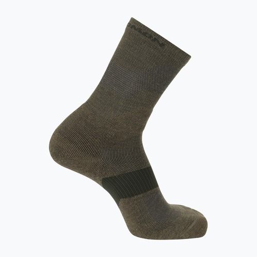 Шкарпетки Salomon X Ultra Crew martini olive/stone grey