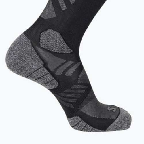 Шкарпетки Salomon Aero Crew black/castlerock