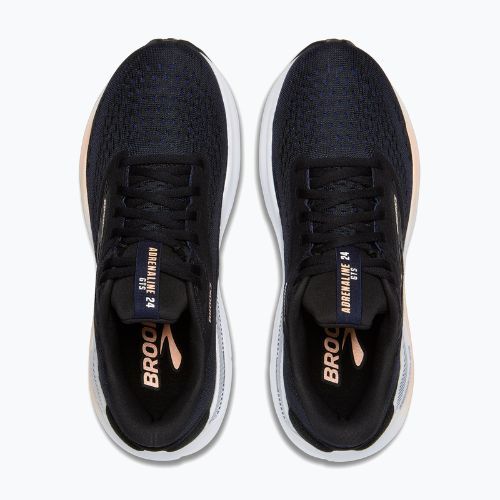 Кросівки для бігу жіночі Brooks Adrenaline GTS 24 black/peach/peacoat