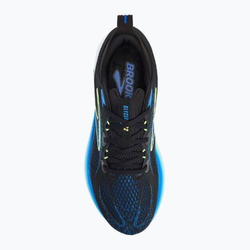 Кросівки для бігу чоловічі Brooks Glycerin 22 black/cobalt/neo yellow