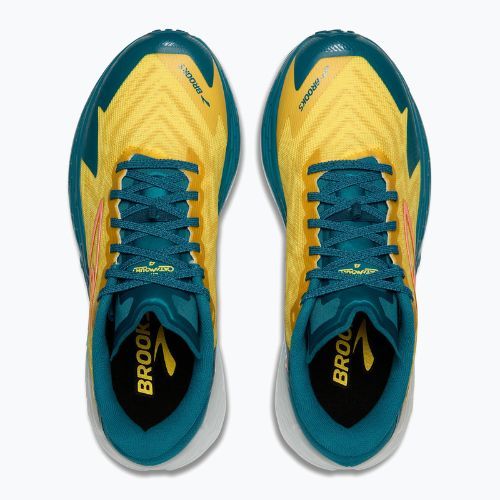 Кросівки для бігу чоловічі Brooks Catamount 4 quince/ celestial/neo ember