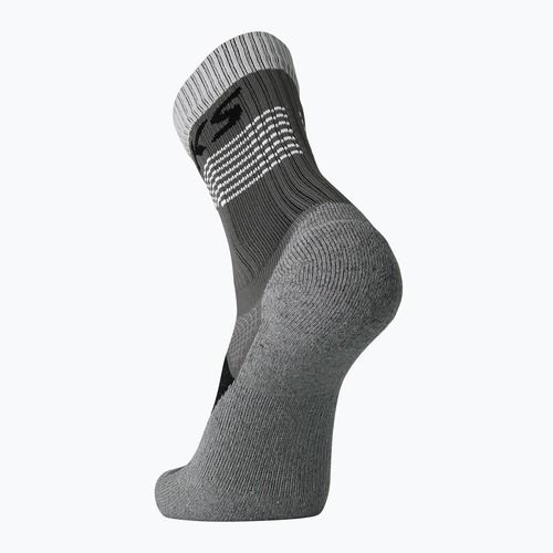 Шкарпетки Brooks High Point Crew асфальт / чорні