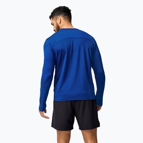 Лонгслів для бігу чоловічий Brooks Atmosphere 3.0 neo blue
