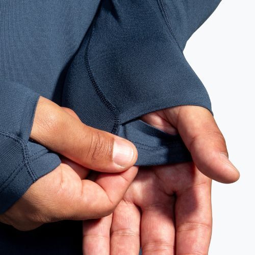 Кофта для бігу чоловіча Brooks Dash 1/2 Zip 2.0 blue slate
