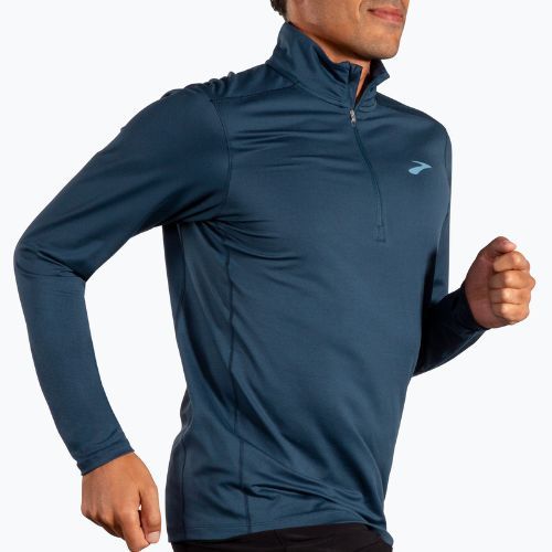 Кофта для бігу чоловіча Brooks Dash 1/2 Zip 2.0 blue slate