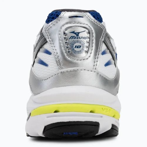 Кросівки чоловічі Mizuno Wave Rider 10 white/silver/surf the web