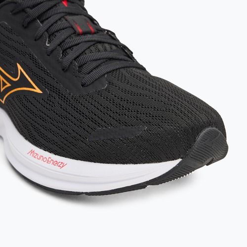 Кросівки для бігу чоловічі Mizuno Wave Revolt 3 black/bright marigold/evening primrose