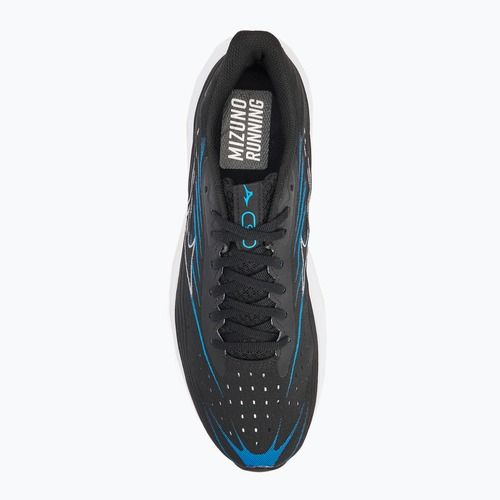 Кросівки для бігу чоловічі Mizuno Wave Skyrise 6 black/white/blue pace