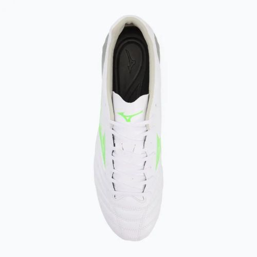 Кросівки футбольні чоловічі Mizuno Monarcida Neo III Pro Md white/neon green