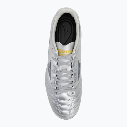 Кросівки футбольні чоловічі Mizuno Morelia Neo IV Pro Md galaxy silver/8605 c/cool gray 3c