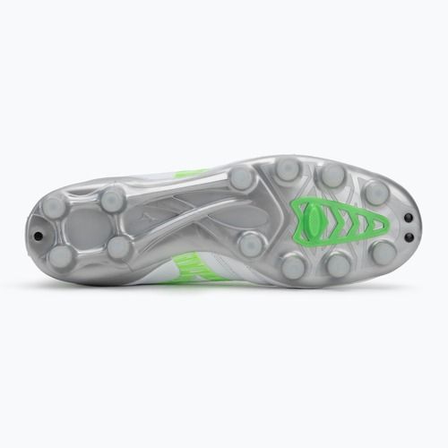 Кросівки футбольні чоловічі Mizuno Morelia Neo IV Pro Md white/neon green/cool gray 3c