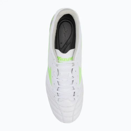 Кросівки футбольні чоловічі Mizuno Morelia Neo IV Pro Md white/neon green/cool gray 3c