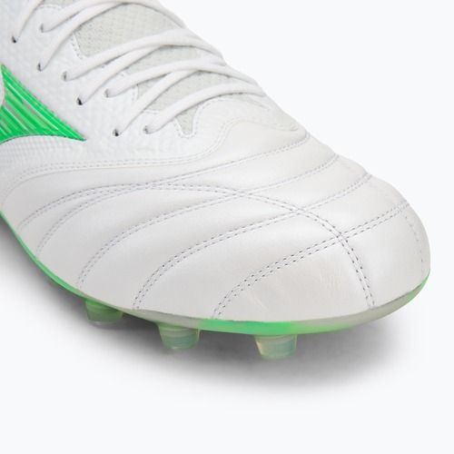Футбольні бутси Mizuno Morelia Neo IV β Japan Fg white/neon green/cool gray 3c