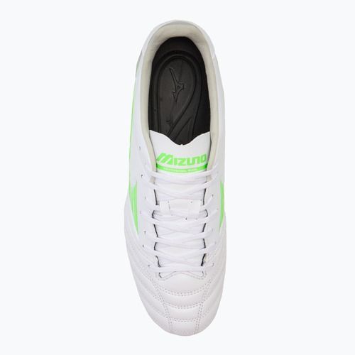 Кросівки футбольні чоловічі Mizuno Morelia Neo IV Pro Mix white/neon green/cool gray 3c