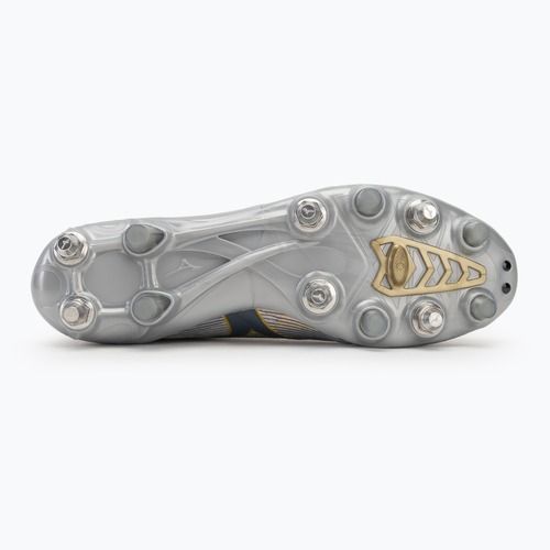 Кросівки футбольні чоловічі Mizuno α II Japan Mix galaxy silver/8605 c/gold