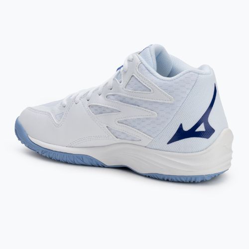Кросівки волейбольні Mizuno Thunder Blade Z Mid white/bellwether blue/bel air blue