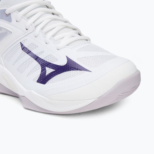 Кросівки волейбольні Mizuno Wave Dimension white/violet indigo/camellia rose