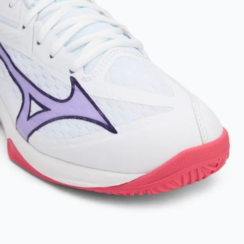 Кросівки волейбольні Mizuno Thunder Blade Z white/violet indigo/camellia rose