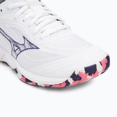 Кросівки волейбольні Mizuno Wave Luminous 3 white/violet indigo/camellia rose