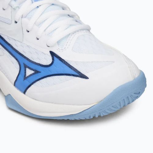 Кросівки волейбольні дитячі Mizuno Lightning Star Z7 white/bellwether blue/bel air blue