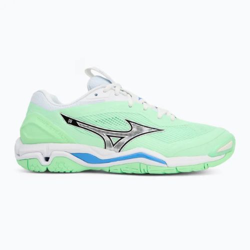 Кросівки Mizuno Wave Stealth 6 neo mint/black/frontier blue