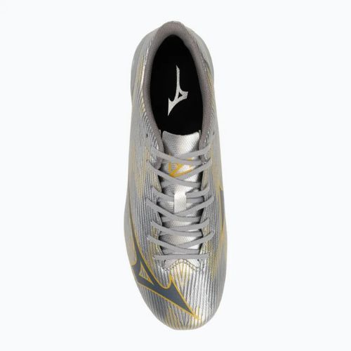 Кросівки футбольні чоловічі Mizuno α II Select Md galaxy silver/8605 c/gold