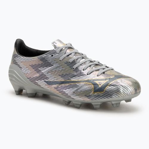 Кросівки футбольні чоловічі Mizuno α II Elite Md galaxy silver/8605 c/gold