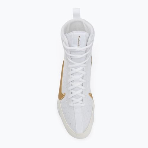 Кросівки боксерські Nike Machomai 3 white/metallic gold